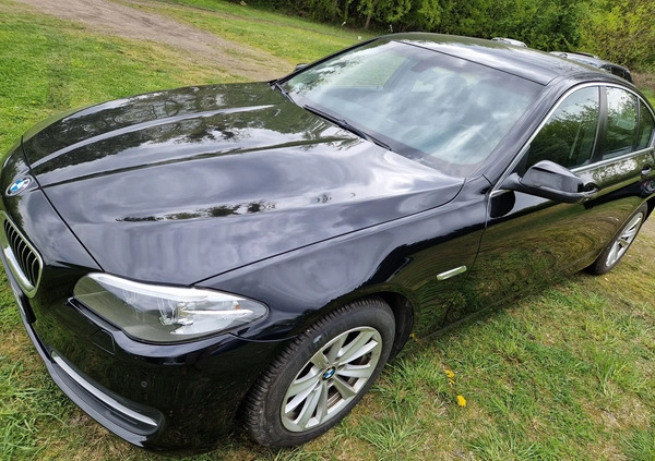 BMW Seria 5 cena 60500 przebieg: 139500, rok produkcji 2016 z Poznań małe 497